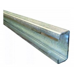 100 X 50 X 15 X 2 mm x 6 mt Perfil C Chapa Galvanizada