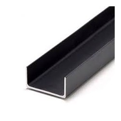 160 X 60 X 2,50 mm x 12 mt de largo Perfil U Chapa Negra