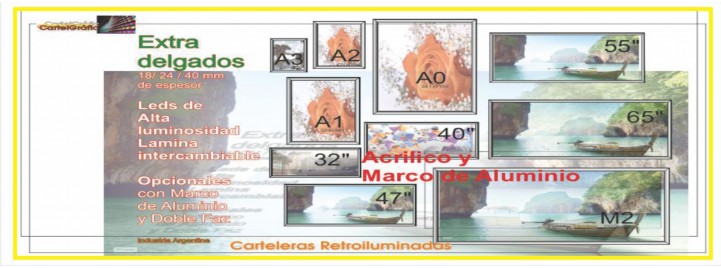 Carteleras Retroilúminadas